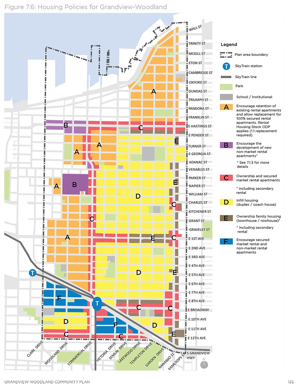Grandview-Woodland Community Plan Map